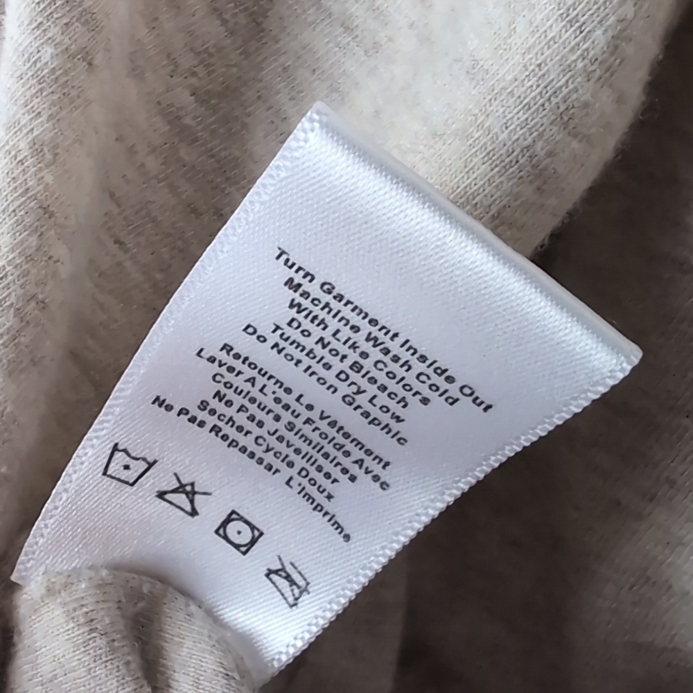 Spiritual Gangster Hooded Jacket Women's XS Cream Brown Sweatshirt TOWER SHELF 2 - Picture 11 of 16